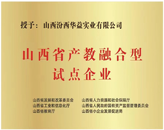 山西省产教融合型试点企业